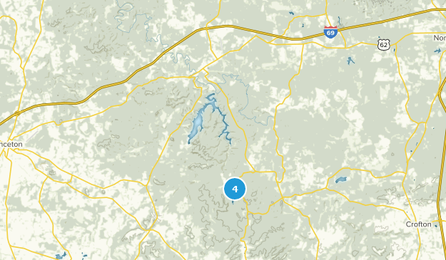 Dawson Springs, Kentucky Map