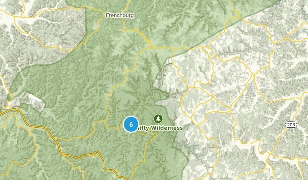 Denniston, Kentucky Map