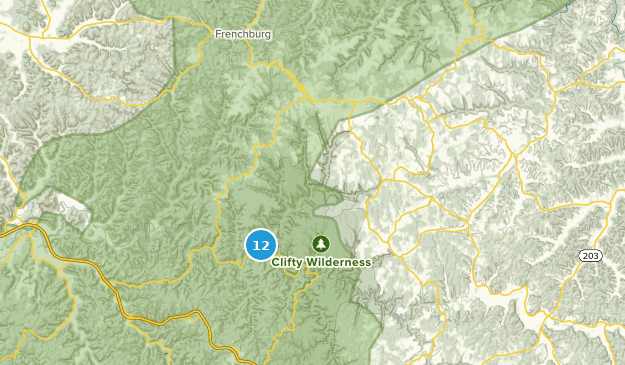 Denniston, Kentucky Map