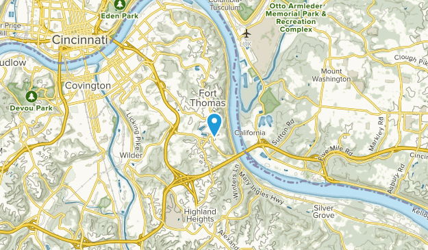 Fort Thomas, Kentucky Map