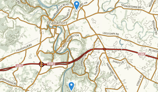 Frankfort, Kentucky Map