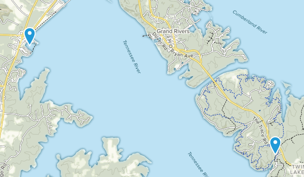 Grand Rivers, Kentucky Map