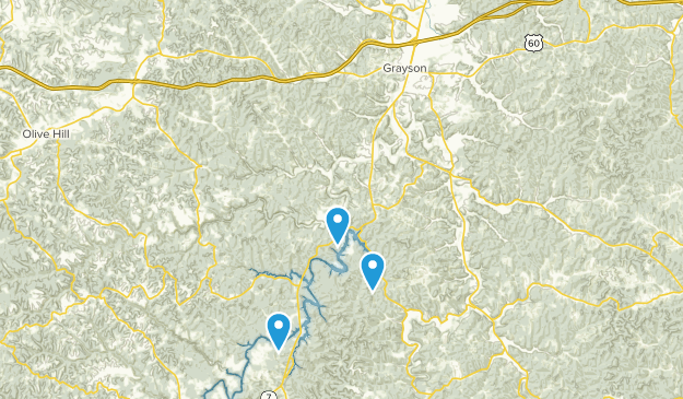 Grayson, Kentucky Map