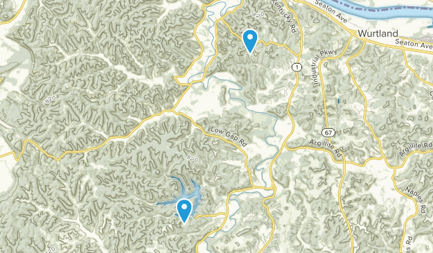 Greenup, Kentucky Map