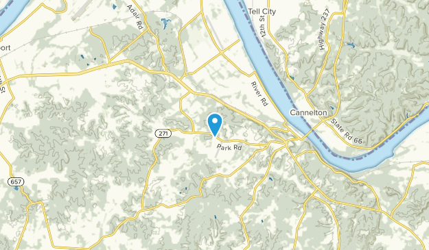 Hawesville, Kentucky Map