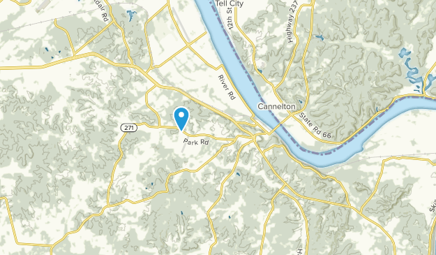 Hawesville, Kentucky Map