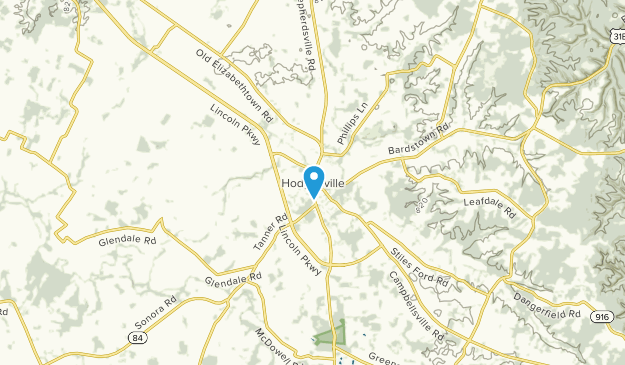 Hodgenville, Kentucky Map