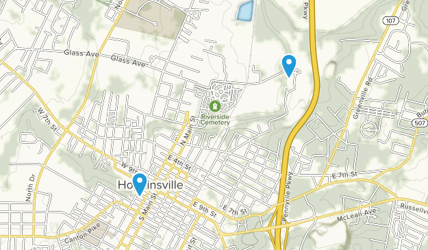 Hopkinsville, Kentucky Map