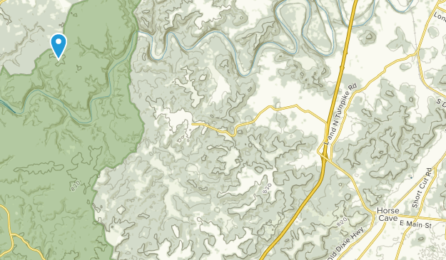 Horse Cave, Kentucky Map