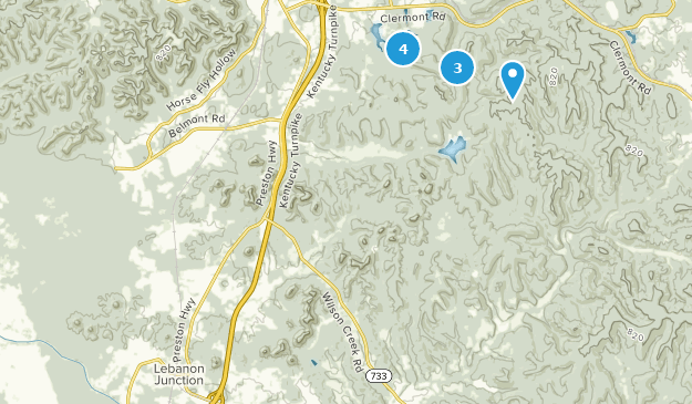 Lebanon Junction, Kentucky Map