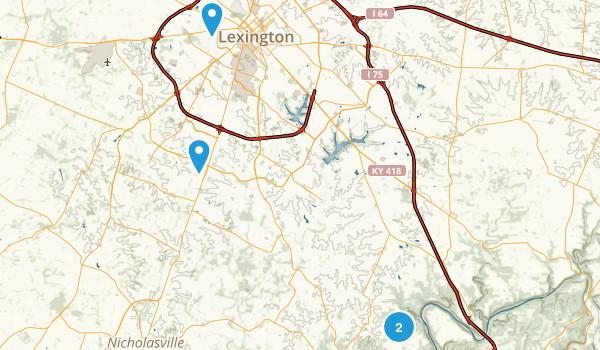 Lexington, Kentucky Map