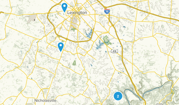 Lexington, Kentucky Map