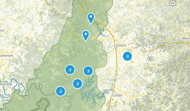 London, Kentucky Map