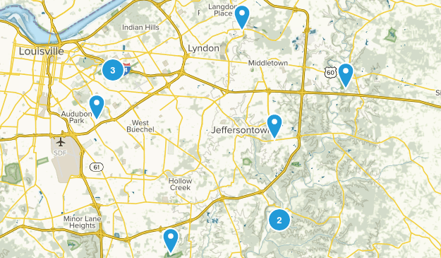 Louisville, Kentucky Map