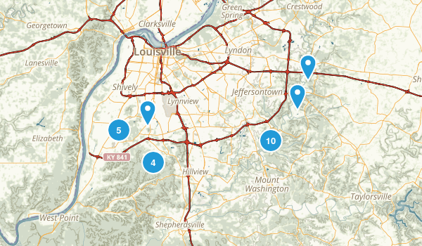 Louisville Metro, Kentucky Map