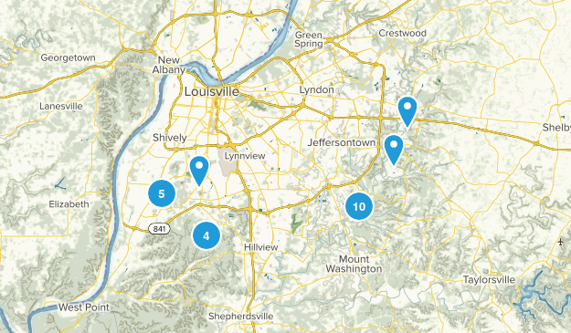 Louisville Metro, Kentucky Map