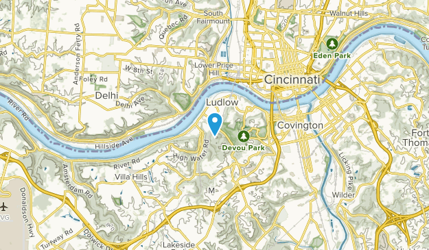 Ludlow, Kentucky Map