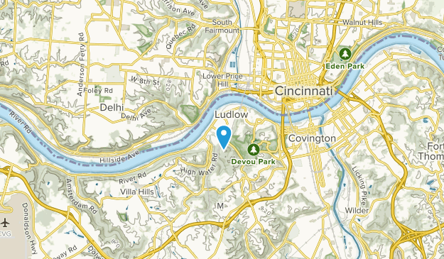 Ludlow, Kentucky Map