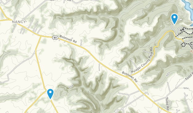 Nancy, Kentucky Map
