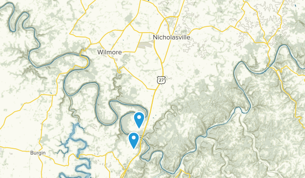 Nicholasville, Kentucky Map