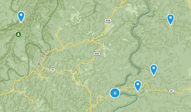 Parkers Lake, Kentucky Map