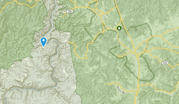 Pine Knot, Kentucky Map