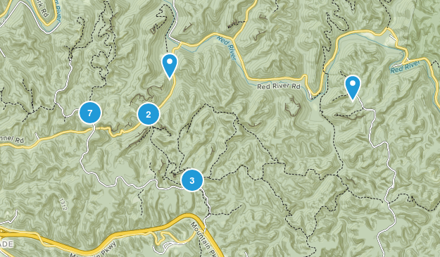 Stanton, Kentucky Map