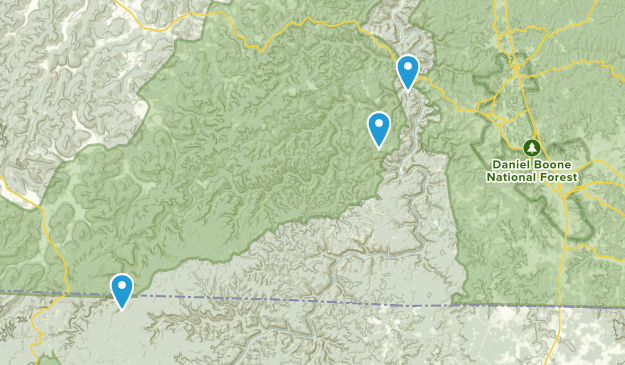 Stearns, Kentucky Map