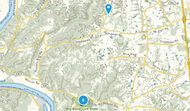 Union, Kentucky Map