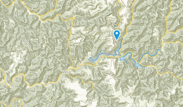 Vicco, Kentucky Map