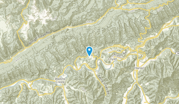 Wallins Creek, Kentucky Map