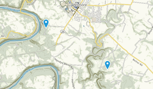 Wilmore, Kentucky Map