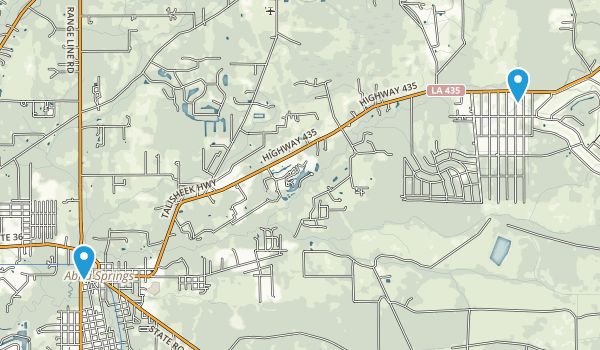 Abita Springs, Louisiana Map
