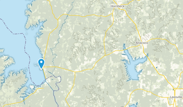 Anacoco, Louisiane Map