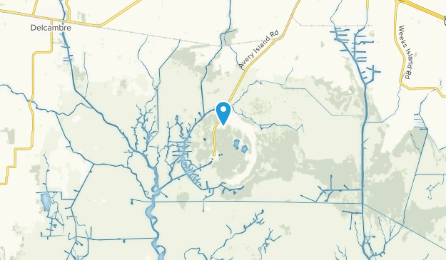 Avery Island, Louisiana Map