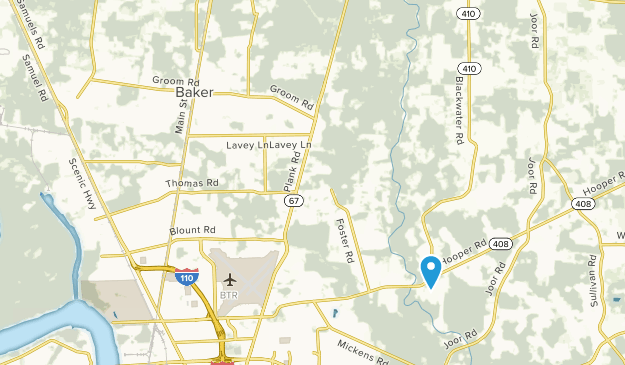 Baker, Louisiana Map