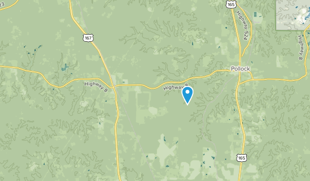 Bentley, Louisiana Map