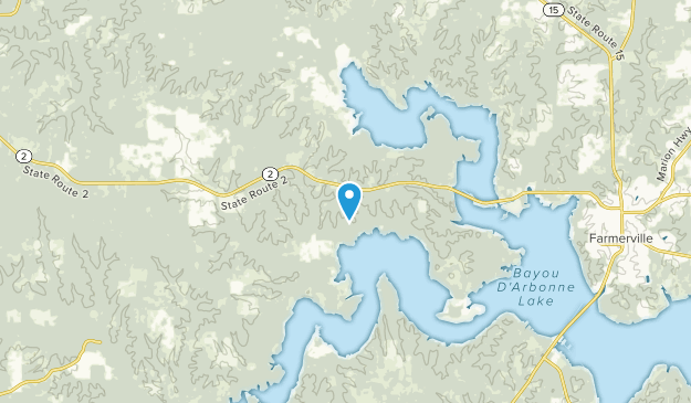 Bernice, Louisiana Map
