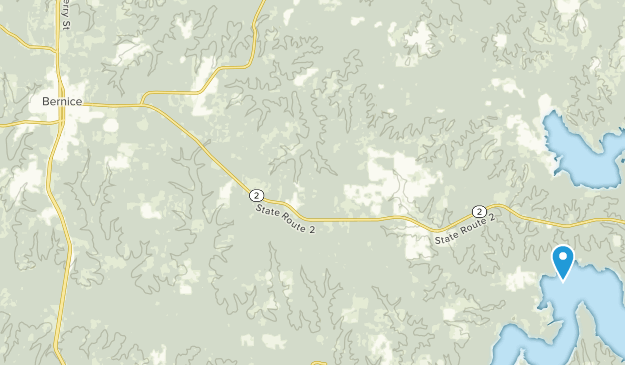 Bernice, Louisiana Map