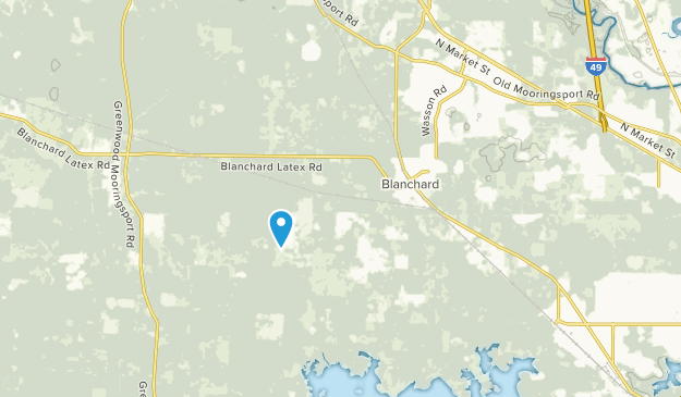 Blanchard, Louisiana Map