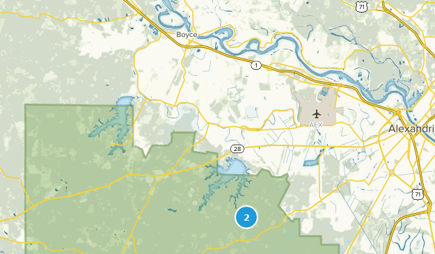 Boyce, Louisiane Map