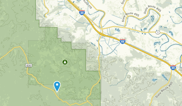 Cloutierville, Louisiana Map