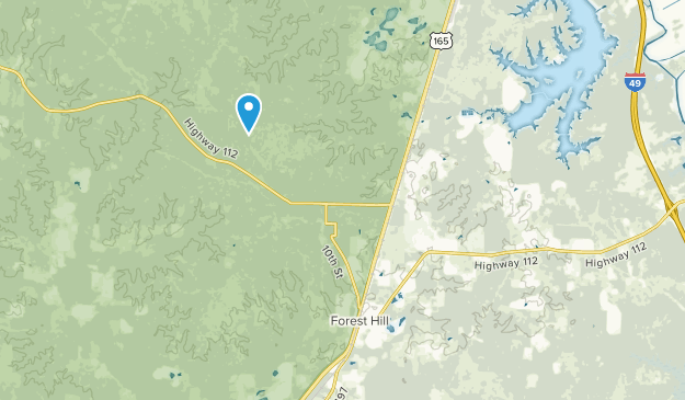 Forest Hill, Louisiana Map