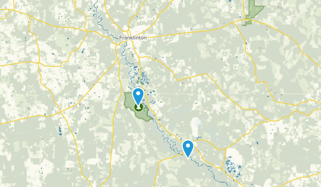 Franklinton, Louisiana Map