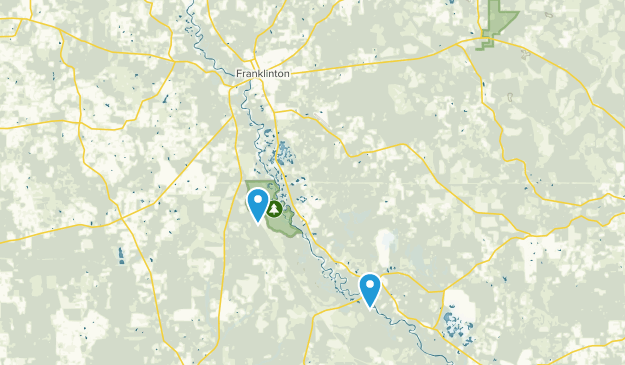 Franklinton, Louisiane Map