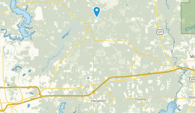 Haughton, Louisiane Map
