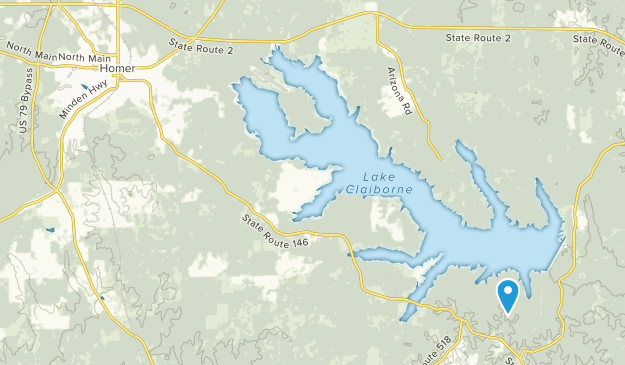 Homer, Louisiane Map