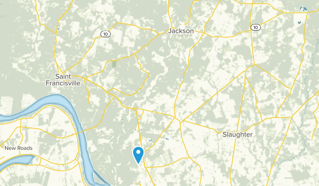 Jackson, Louisiana Map