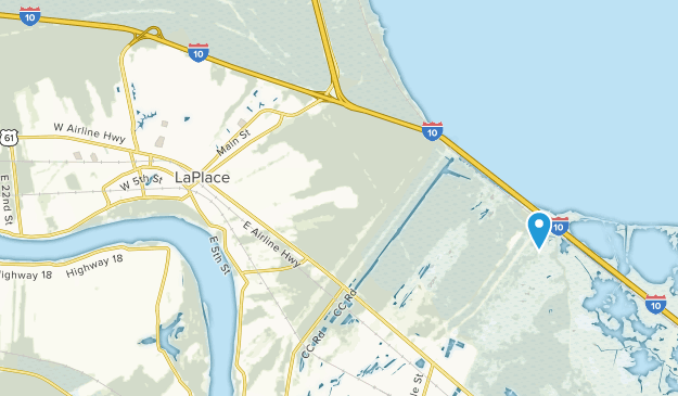 La Place, Luisiana Map