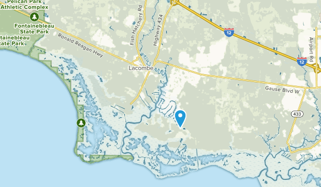 Lacombe, Louisiana Map